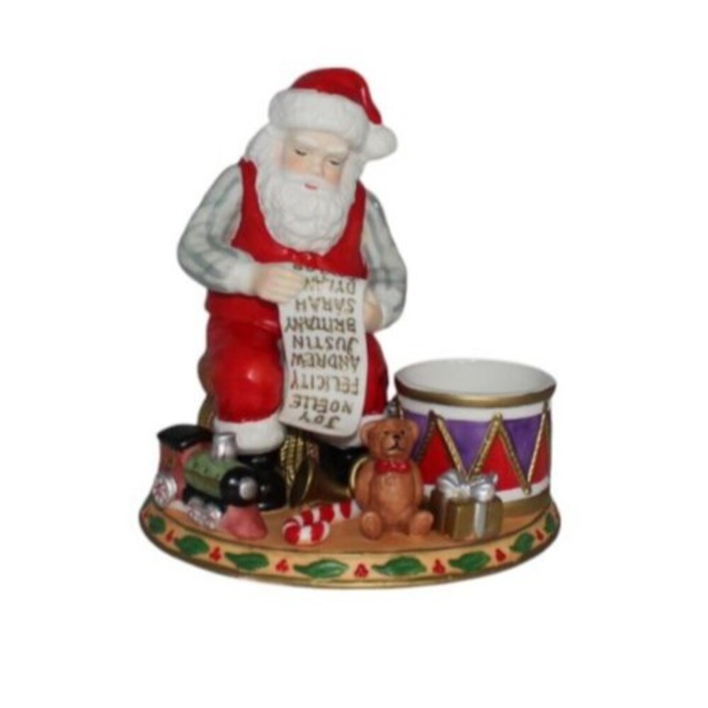 PartyLite Santa's List Tealight Holder P7916 Christmas Holiday